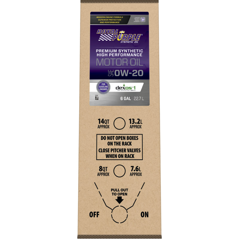 Royal Purple Multi-Grade Motor Oil 0w20 SAE 6 Gal Box Dexos ROY60020 60020 User 1