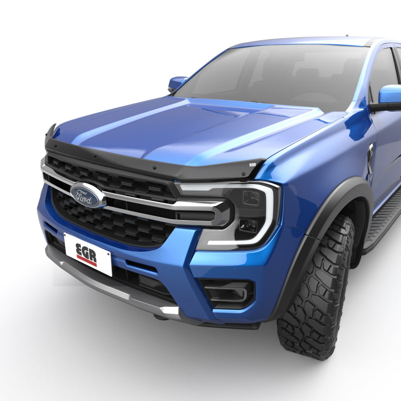 EGR 2024+ Ford Ranger Superguard Hood Shield - Dark Smoke 303601 303601 Photo - Primary