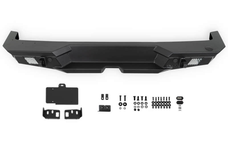 DV8 Offroad 2018 Jeep Wrangler JL MTO Series Rear Bumper w/ Optional Tire Carrier RBJL-13 RBJL-13 Photo - Unmounted