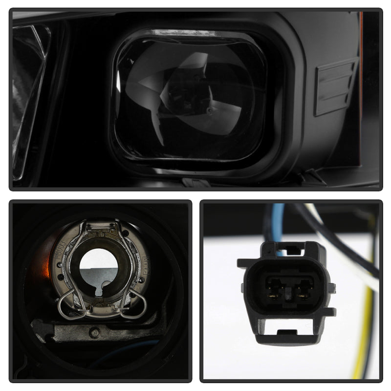 SPYDER 14-20 Toyota 4Runner Projector Headlights w/Seq. LED Turn Sig. LED White Light Bar Park Light 5088154 5088154 User 2