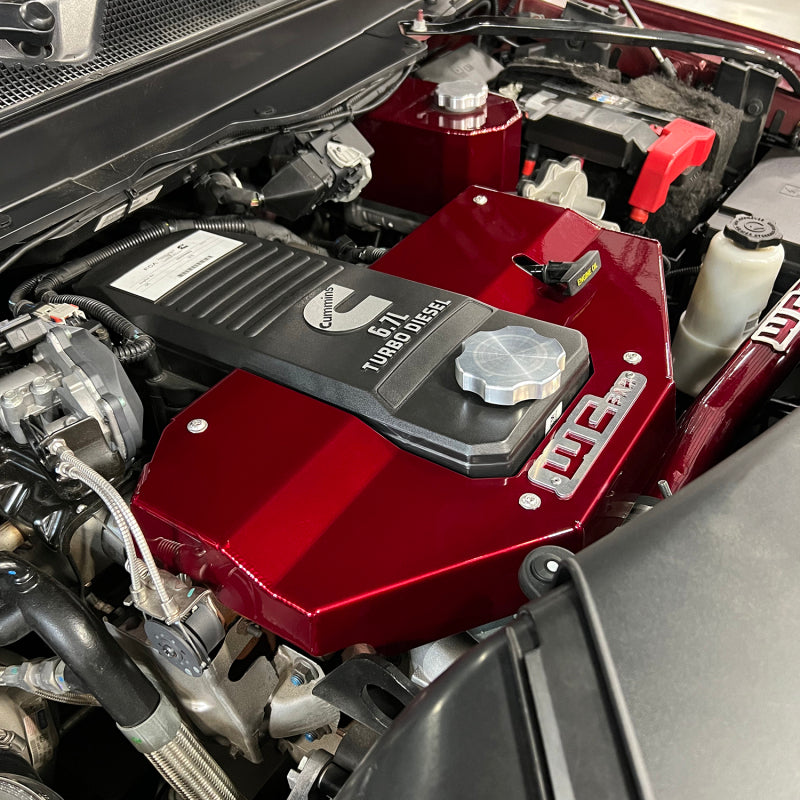 Wehrli 10-23 Cummins Fabricated Aluminum Engine Cover - Illusion Blueberry WCF100730-IBB WCF100730-IBB User 2