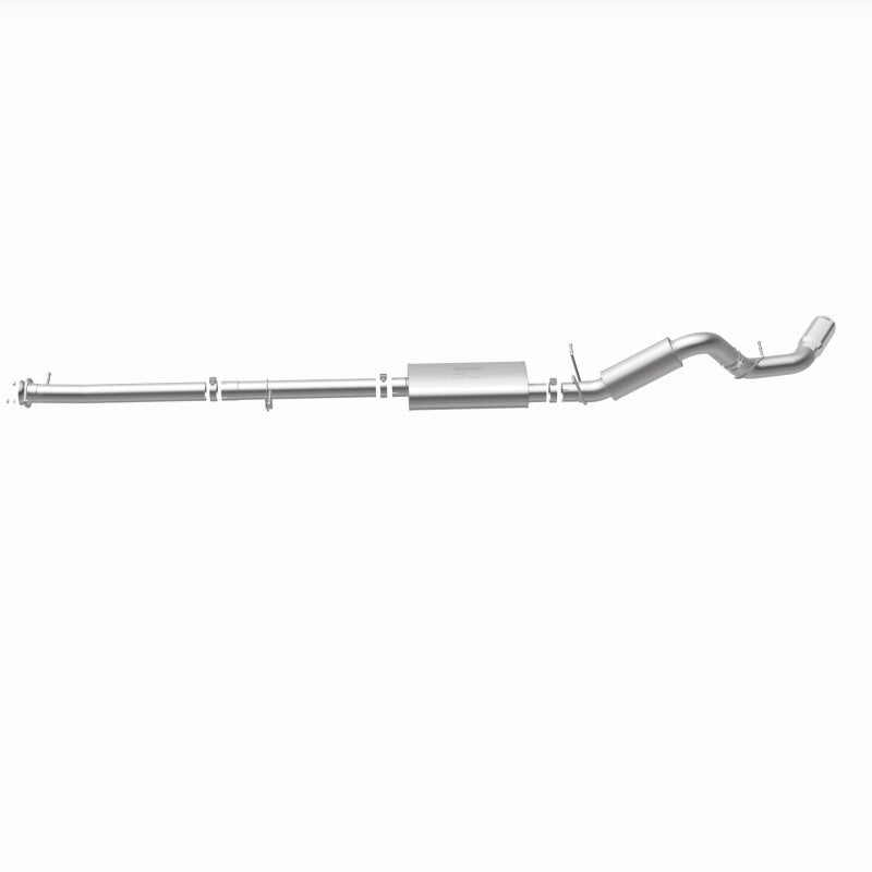 Magnaflow 2022+ GM 2500/3500HD 6.6L Gas Single Passenger Side Rear Exit Cat-Back Exhaust 19524 19524 360 Degree Image Set