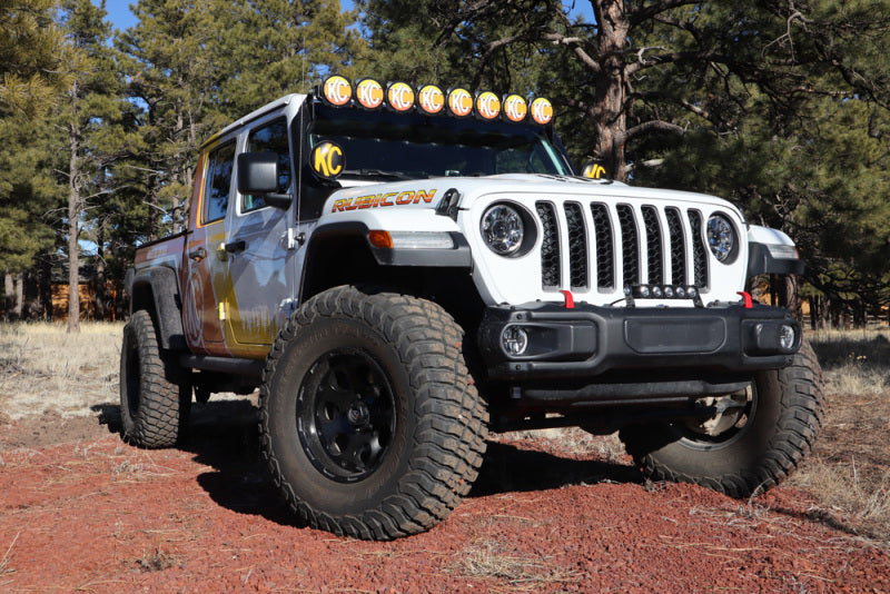 KC HiLiTES 6in. Round Soft Cover (Pair) - Black w/Yellow KC Logo 5102 5102 User 1