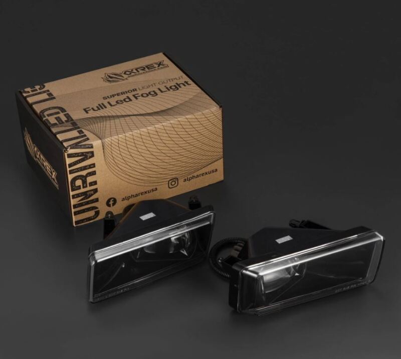 AlphaRex 07-13 Chevrolet Silverado/04-17 Tahoe DoubleTap Dual Color LED Proj Fog Lights - Wt/Ambr 210008 210008 User 1