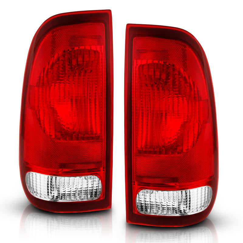 ANZO 1997-2003 Ford F-150 Taillight Red/Clear Lens (OE Replacement) 311307 311307 Photo - Unmounted