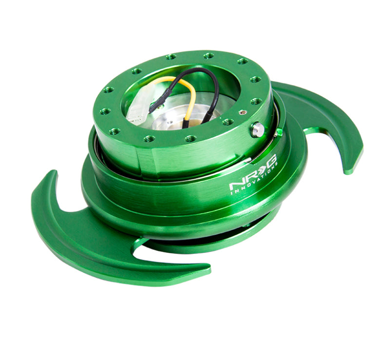 NRG 3.0 Quick Release kit Green Body Green Ring with Handles SRK-650GN Photo - Primary
