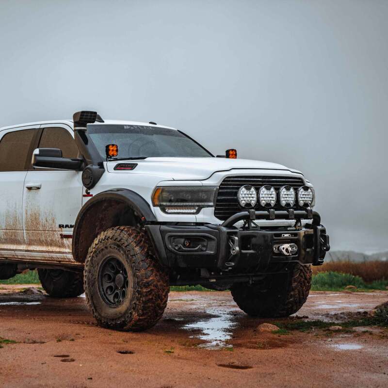 KC HiLiTES SlimLite 8in. LED Light Shield (Shield Only) - Clear 5207 5207 Photo - lifestyle view