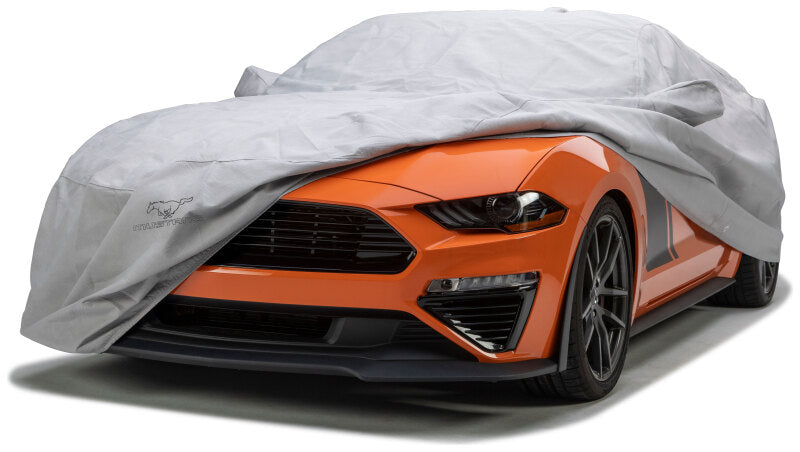 Covercraft 10-14 Ford Mustang W Custom 5-Layer Softback All Climate Cover w/ Blk Mustang Pony Logo C17124FD11AC C17124FD11AC Photo - out of package