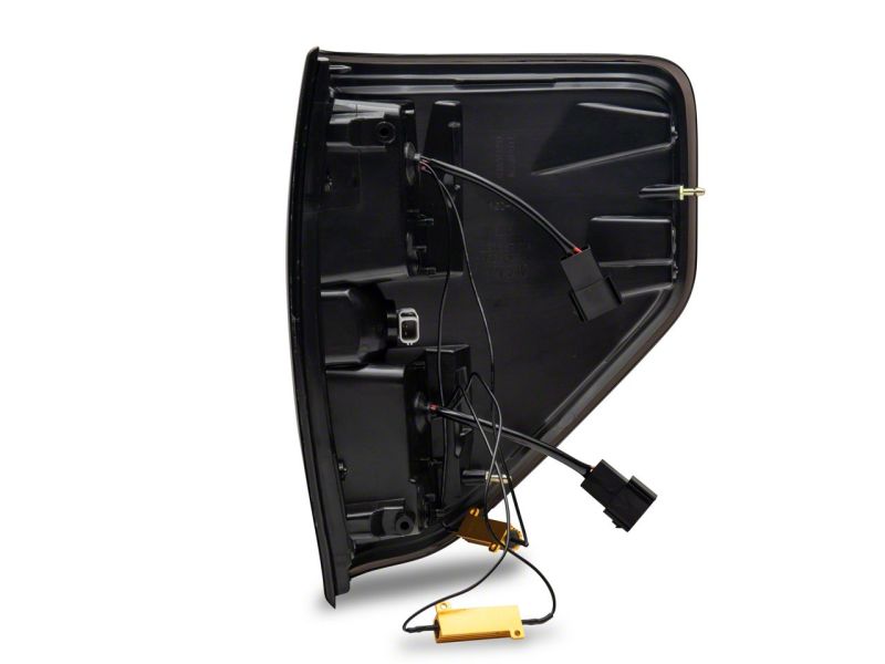 Raxiom 09-14 Ford F-150 Styleside Axial Series LED Tail Lights w/ Halo- Blk Housing (Smoked Lens) T565679 T565679 Photo - Close Up