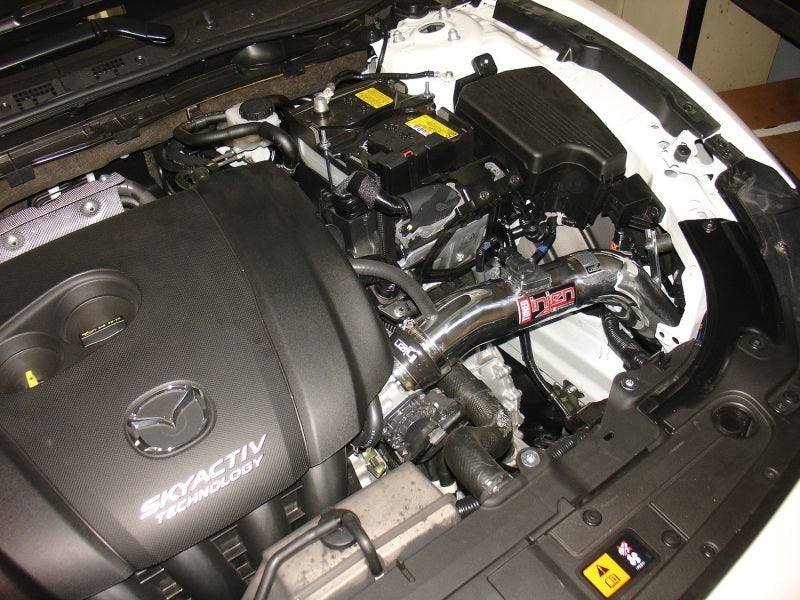 Injen 14-15 Mazda 6 2.5L 4cyl Black w/ Mr Tech & Air F SP6073BLK Photo - Mounted