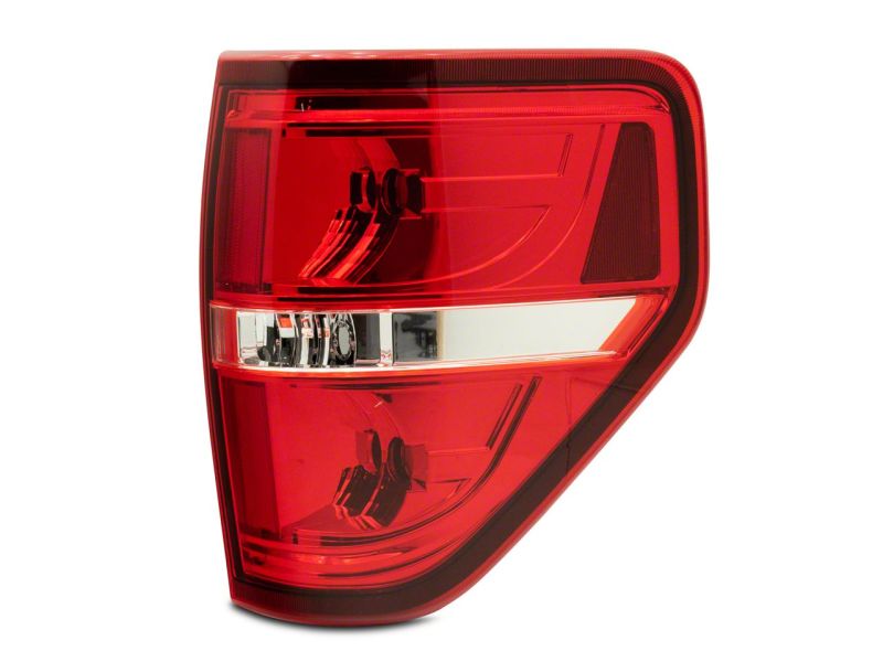 Raxiom 09-14 Ford F-150 Styleside Tail Lights- Chrome Housing - Red/Clear Lens T542865 T542865 Photo - Close Up