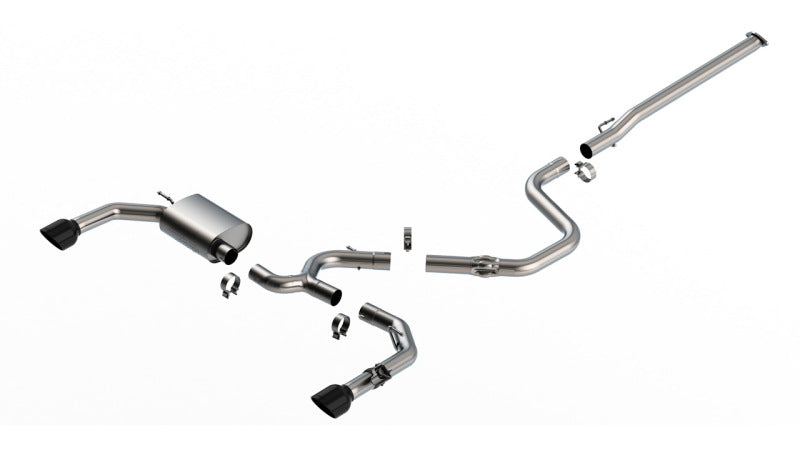 Borla 22-23 Hyundai Elantra N 2.0L 4 CYL. Turbo AT/MT ATAK Catback Exhaust Black Chrome 140925BC 140925BC Photo - Primary