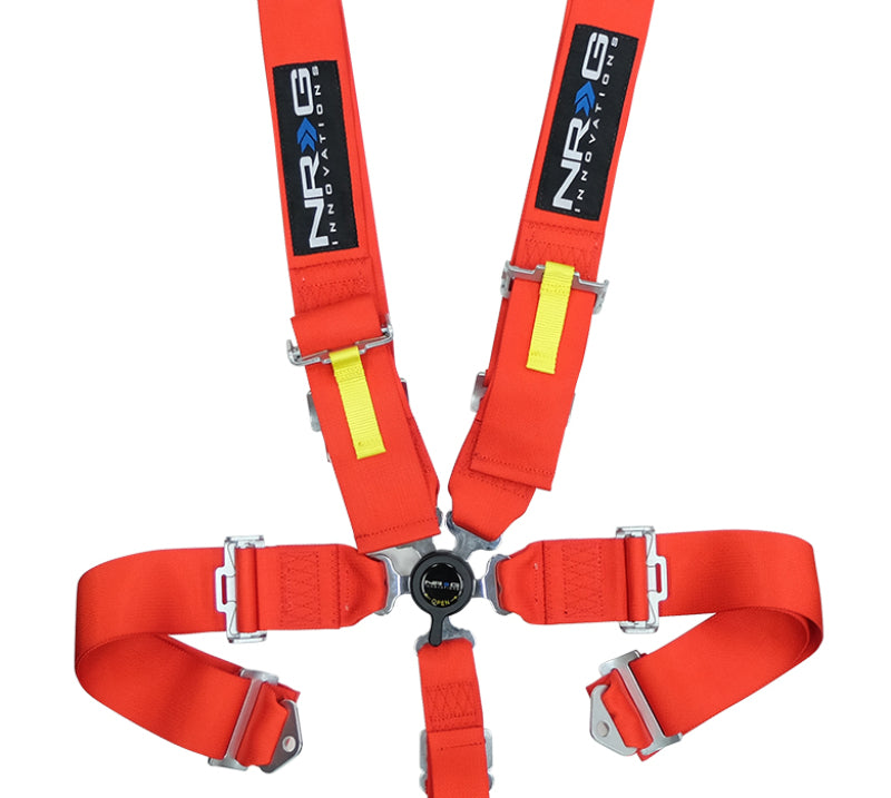 NRG Belt Harness SFI 16.1 5PT 3in. Seat / Cam Lock - Red SBH-RS5PCRD Photo - Primary