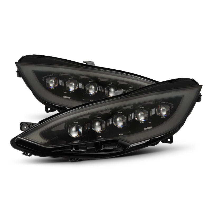 AlphaRex 12-21 Tesla Model S NOVA LED Proj Headlights Alpha-Black w/Actv Light & Seq.Sig / SB DRL 880878 880878 Photo - Primary