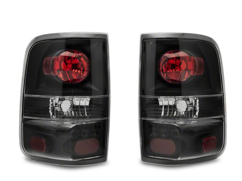 Raxiom 04-08 Ford F-150 Styleside Euro Style Tail Lights- BlkHousing - Red/Clear Lens T542841 T542841 Photo - Close Up