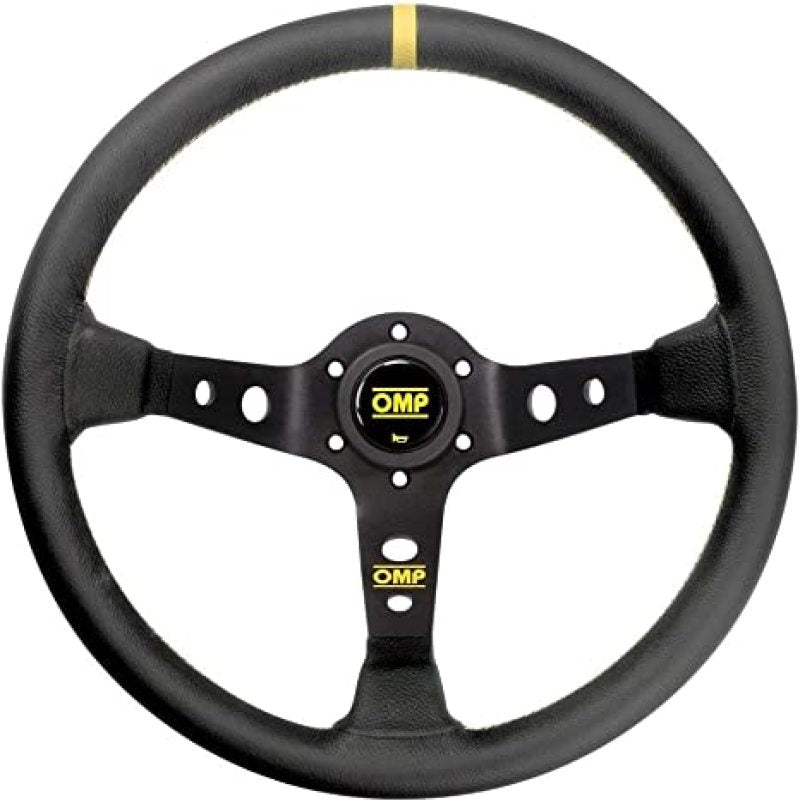 OMP Corsica Steering Wheel In Leather - Black OD0-1956-071 OD0-1956-071 Photo - Primary