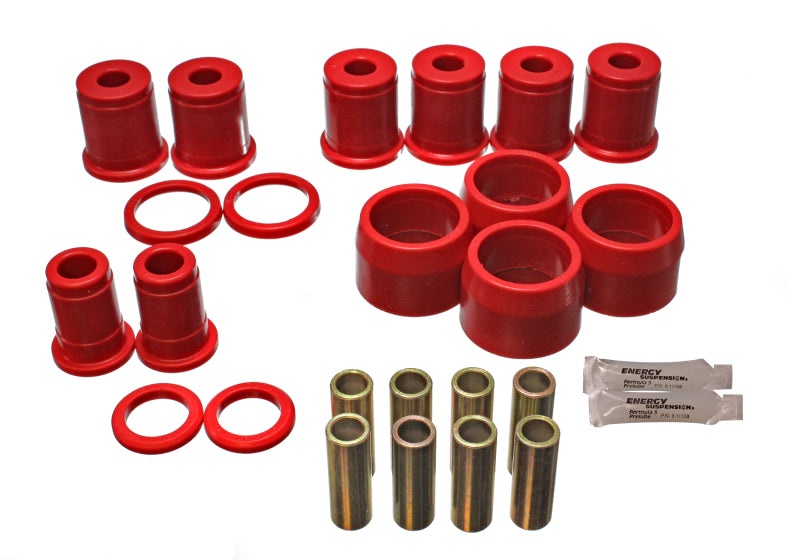 Energy Suspension Control Arm Bushing Set Red Chevrolet Biscayne All 1965-1970 3.3149R Photo - Primary