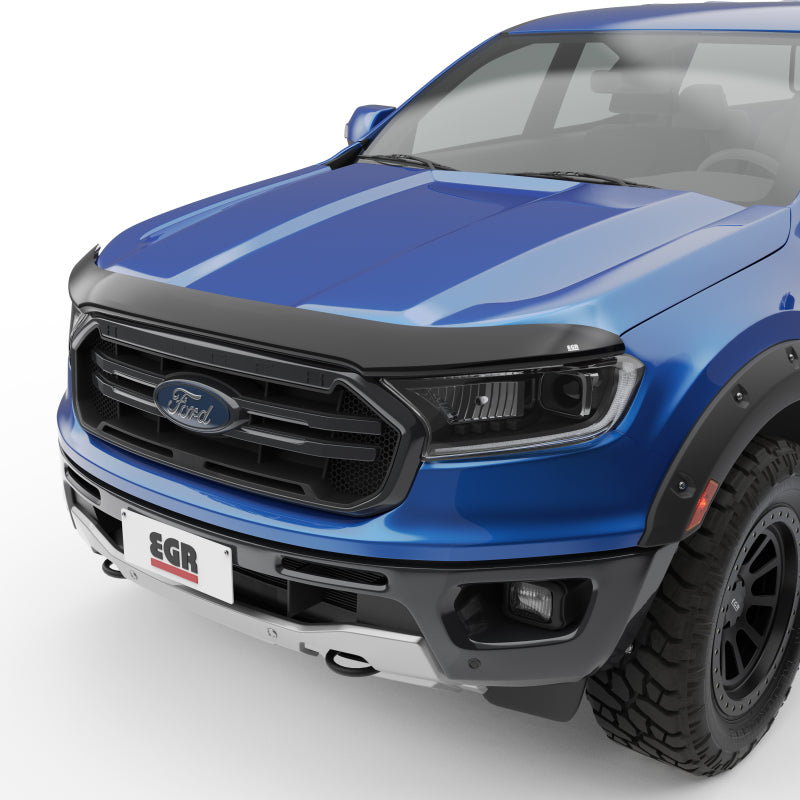 EGR 2019+ Ford Ranger XL/XLT Superguard Hood Guard - Dark Smoke (303551) 303551 303551 Photo - Primary