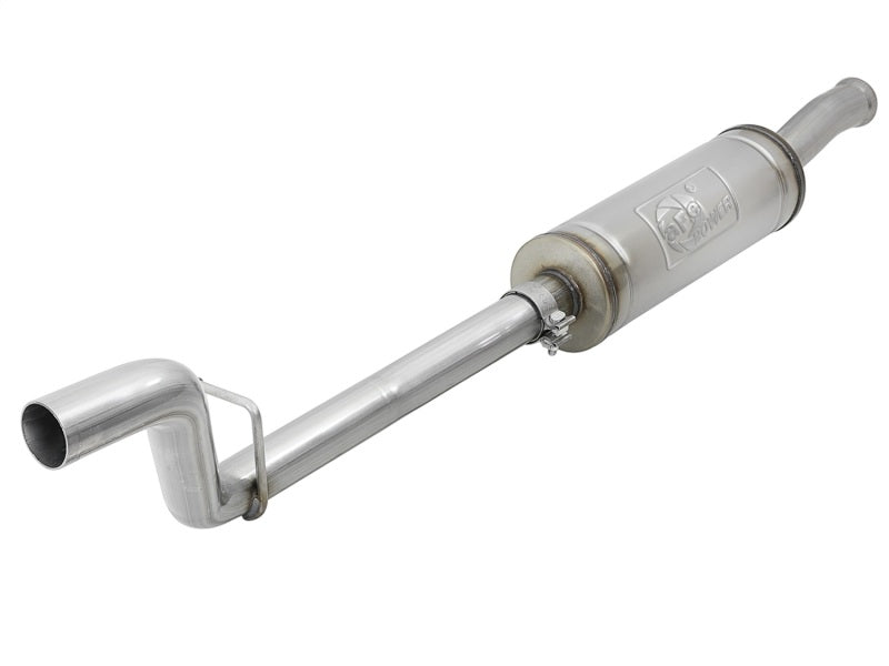 aFe Cat-Back Mid-Pipe w/ Muffler MACH Force-Xp 2-1/2in 409 Stainless Steel 49-48064 Photo - Primary