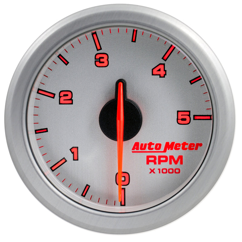 Autometer 2-1/16" Tach, 0-5,000 Rpm, Airdrive, Silver 9198-UL User 3