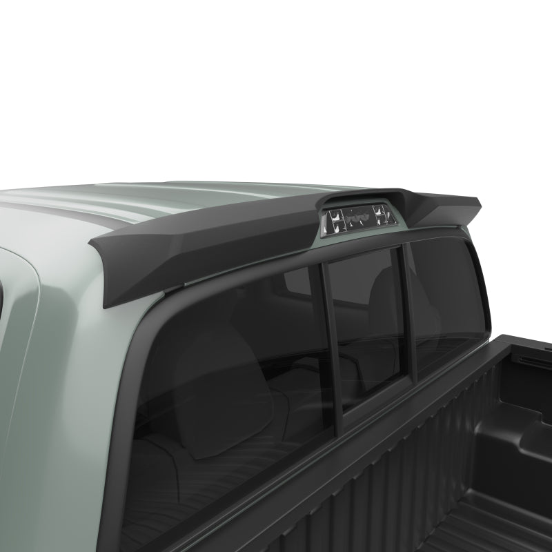 EGR 16-17 Toyota Tacoma Matte Black Truck Cab Spoiler (985089) 985089 985089 Photo - Primary