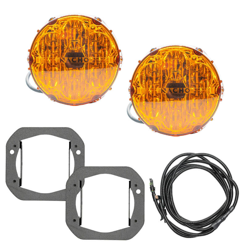 ARB Jeep JL/JT Nacho SAE Only Plug N Play Fog Light Kit (Bumper Kit) - Amber V3JW1KASO V3JW1KASO Photo - Primary