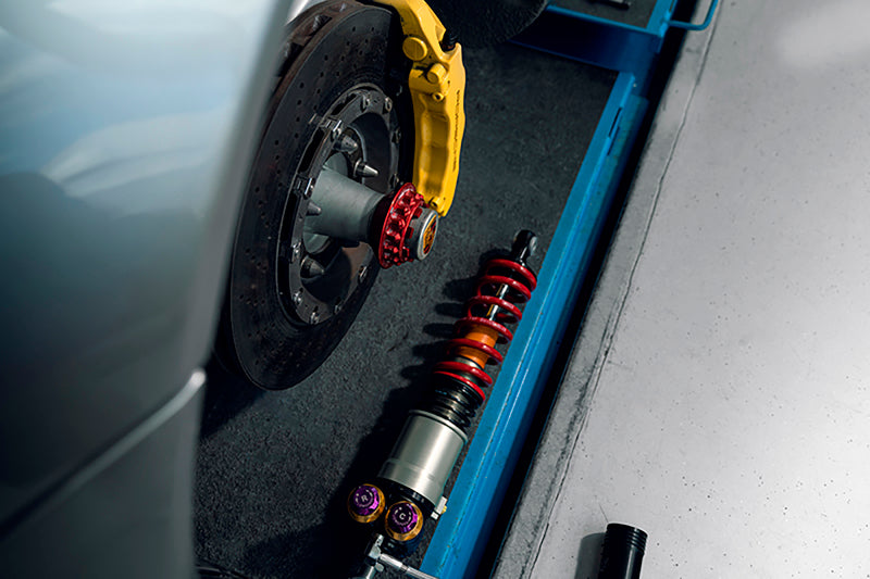 KW 04-05 Porsche Carrera GT Special Edition HLS4 V5 Coilover Kit w/ Red & Blue Springs 3097140A 3097140A User 1