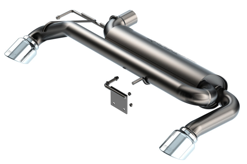 Borla 21-22 Ford Bronco 2.3L 4WD Touring Axle Back Exhaust w/ Bright Chrome Tips 11973 11973 Photo - Primary