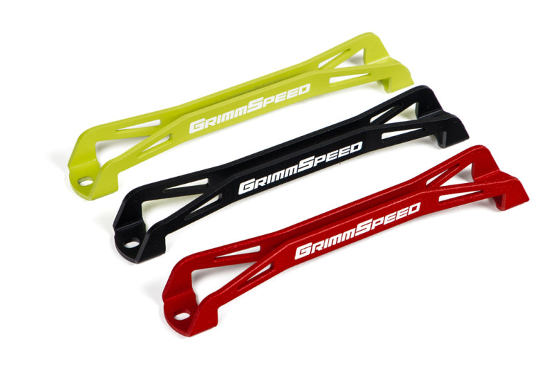 GrimmSpeed 08-18 Subaru WRX/STI Lightweight Battery Tie Down - Red 121033 121033 User 1