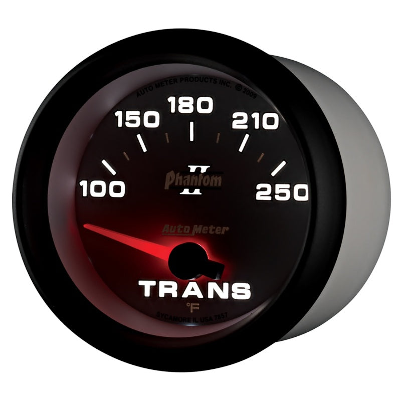 Autometer Gauge, Transmission Temp, 2 5/8", 100-250 Deg. F, Electric, Phantom II 7857 User 3