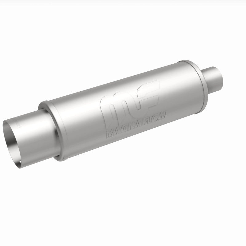 MagnaFlow 5" Round Center/Center Performance Muffler With Tip 14857 360 Degree Image Set