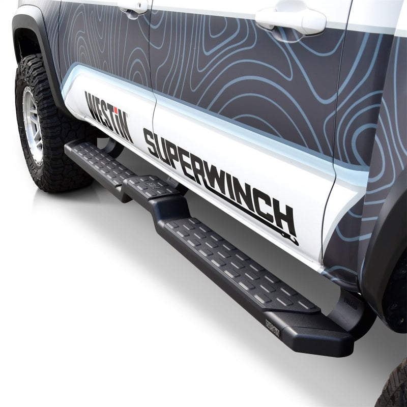 Westin 05-23 Toyota Tacoma DC HDX Running Boards - Tex. Blk 55-32775 55-32775 Photo - Mounted