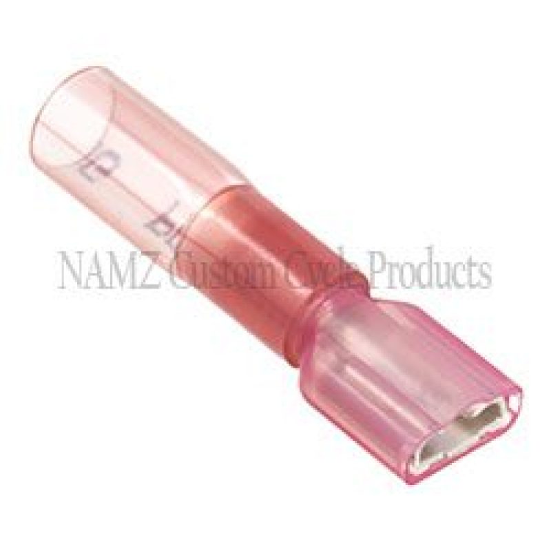 NAMZ Heat Sealable .25in. Female Quick Disconnect Terminals 22-18g (25 Pack) NIS-19164-0017 NIS-19164-0017 Photo - Primary