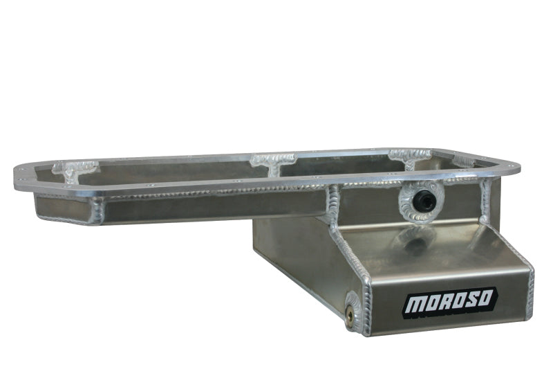 Moroso Toyota 2RZFE/3RZFE Kicked Out Wet Sump 5qt 5.5in Aluminum Oil Pan 20936 20936 Photo - Primary