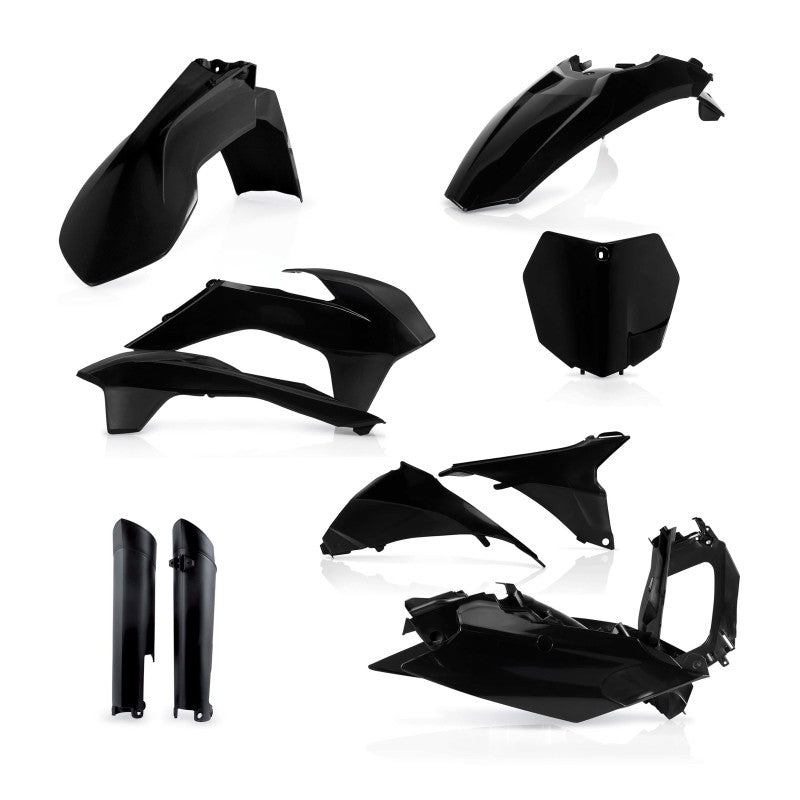 Acerbis 13-15 KTM SX/SX-F/XC/XC-F 125-450 Full Plastic Kit - Black 2314330001 2314330001 Photo - Primary