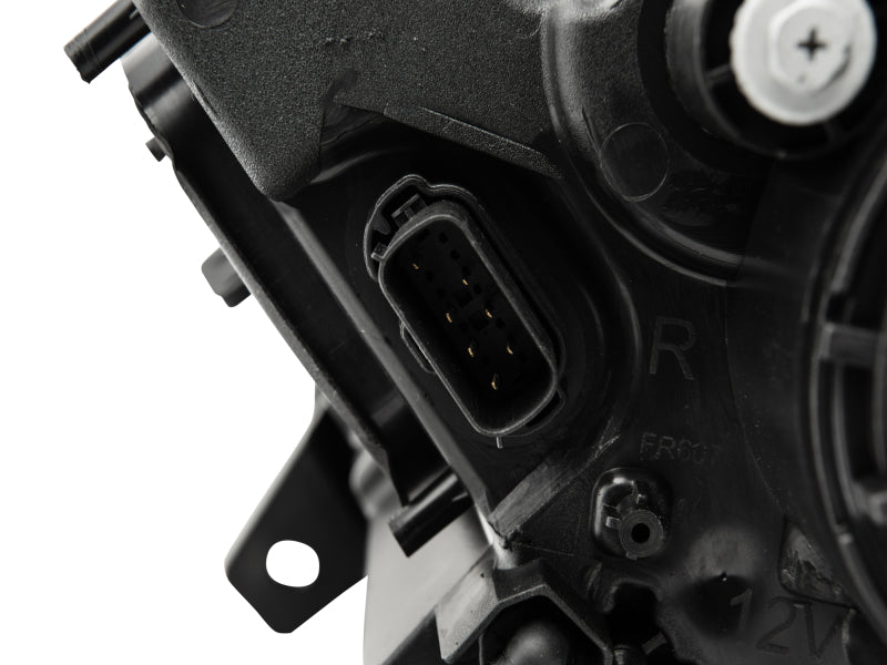 Raxiom 15-17 Ford Mustang Projector Headlights OEM HID Bulbs- Black Housing (Clear Lens) 407055 407055 Photo - Close Up