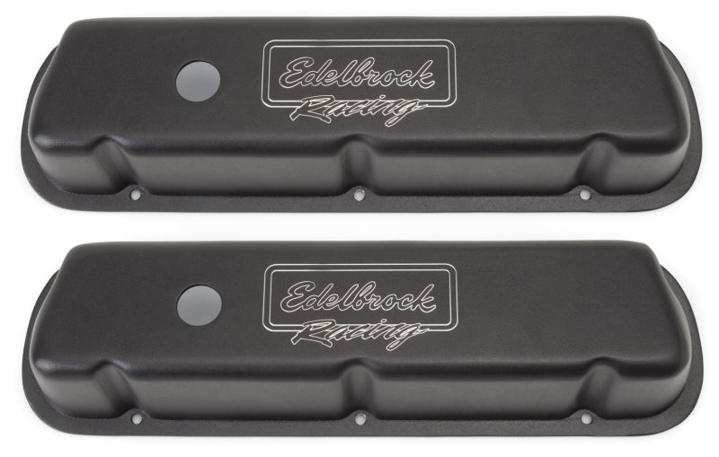 Edelbrock Valve Cover Victor Series Ford 289-302-351W CI V8 Low Black 41253 41253 Photo - Primary
