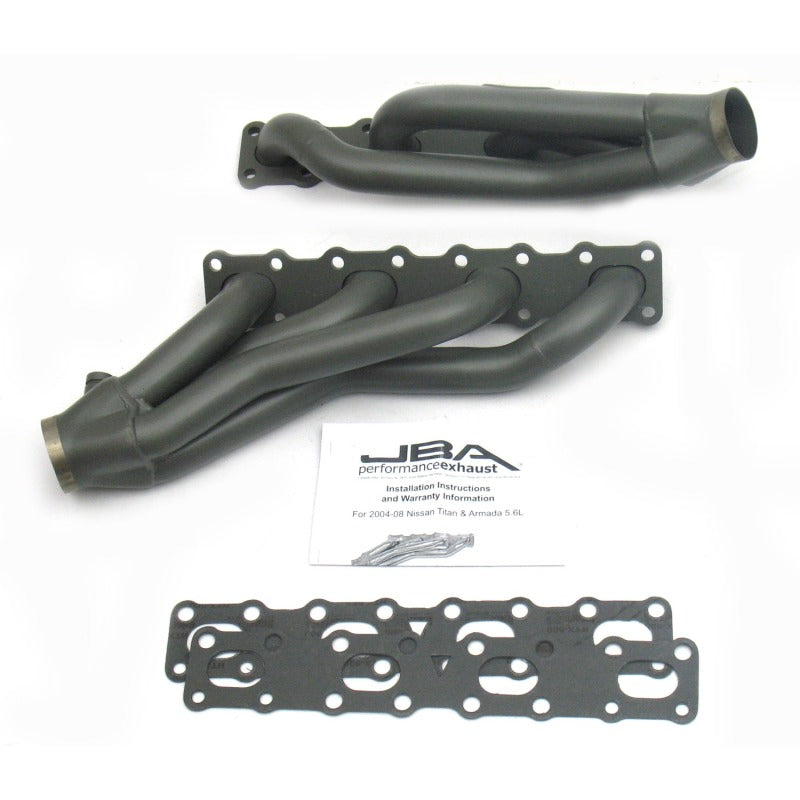 JBA 04-15 Nissan 5.6L VK56DE Oval Port 1-5/8in Primary Ti Ctd Cat4Ward Header 1400SJT 1400SJT Photo - Primary