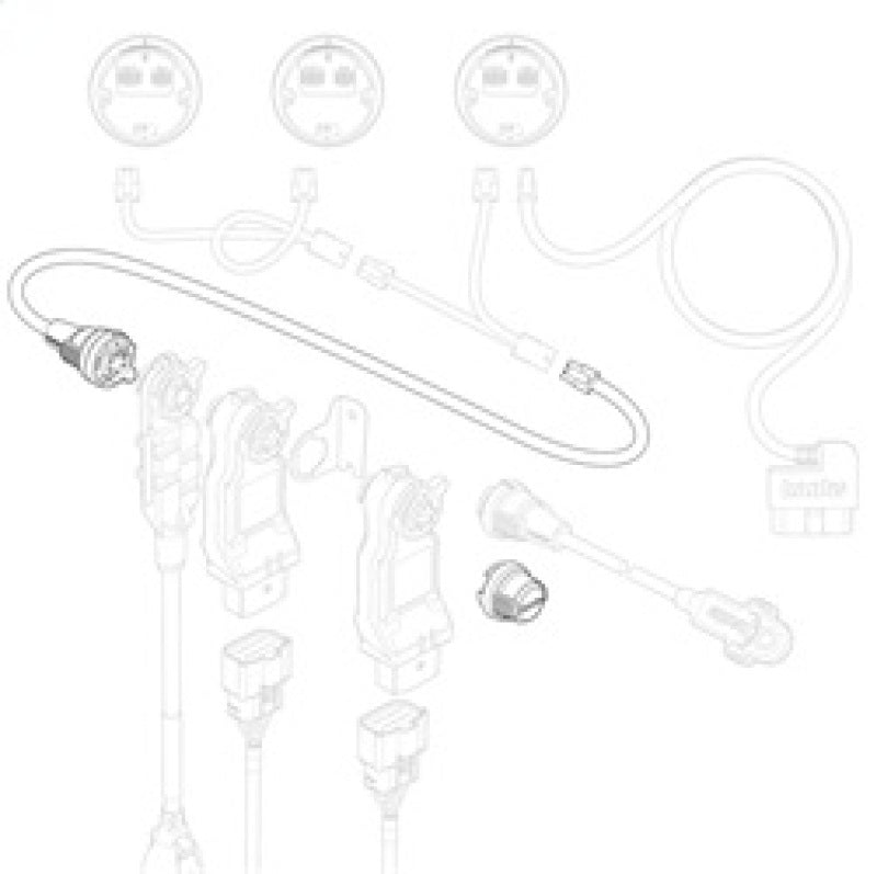 Banks Power iDash 1.8 DataMonster / Super Gauge B-Bus Starter Kit 66556 66556 Technical Drawing
