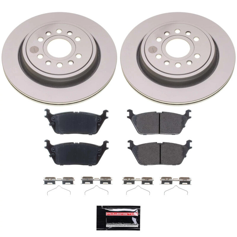 PowerStop Power Stop 22-23 Jeep Grand Wagoneer Rear Z17 Coated Brake Kit CRK8873 CRK8873 Photo - Primary