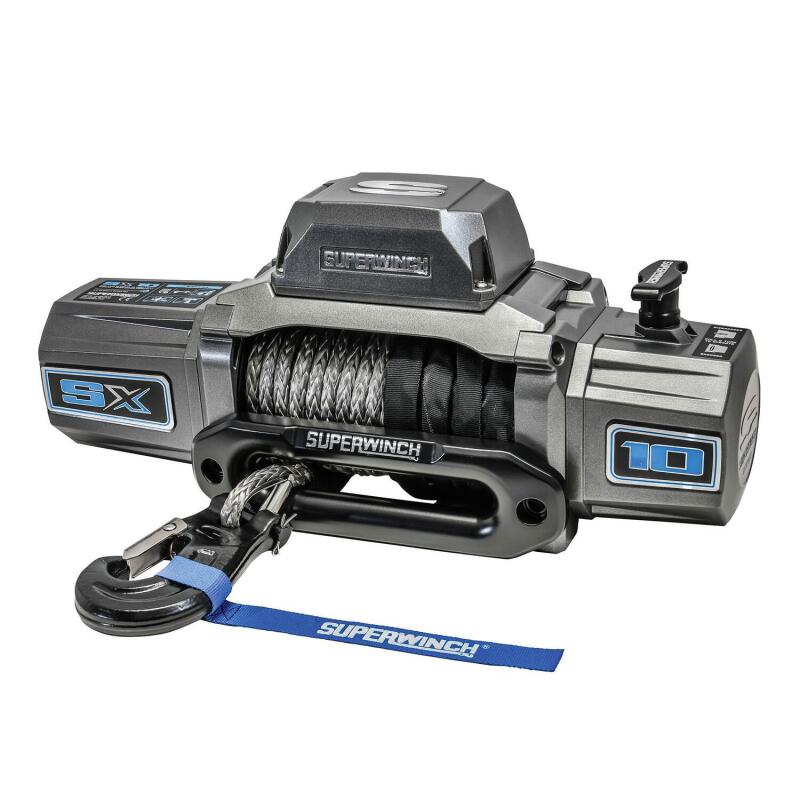 Superwinch 10000 LBS 12 VDC 3/8in x 80ft Synthetic Rope SX 10000 Winch 1710201 1710201 Photo - out of package