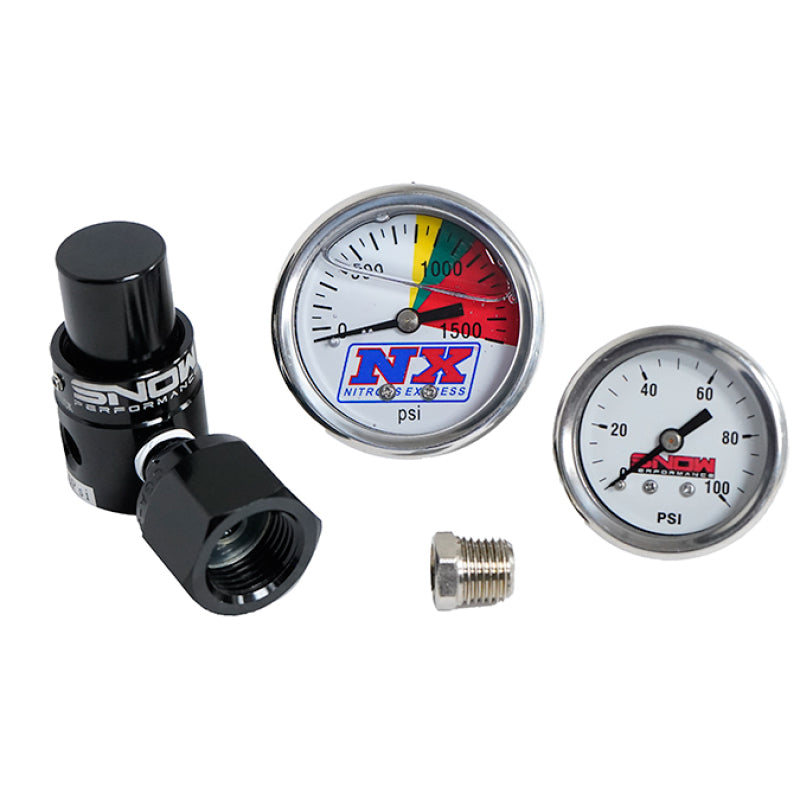 Snow Performance Billet Fixed (100PSI) CO2 Regulator w/Gauges SNO-353G SNO-353G User 1