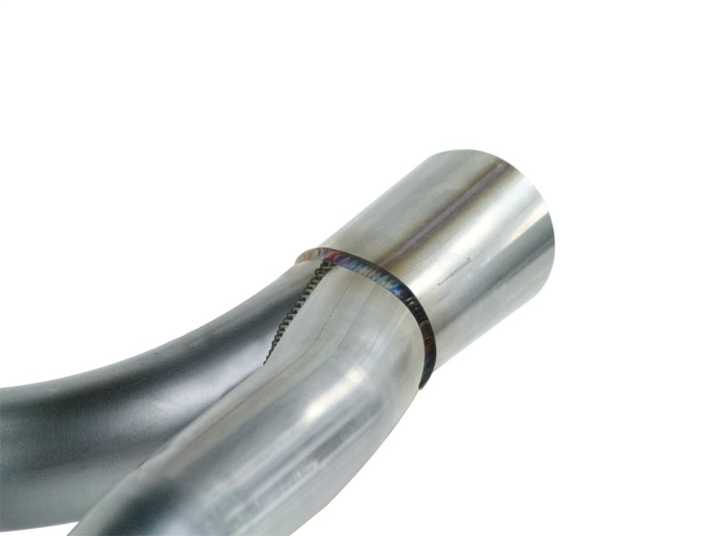 aFe Twisted Steel 2 IN-2-1/2 IN Aluminized Steel Loop-Delete Down-Pipe & Y 48-06210 Photo - Unmounted