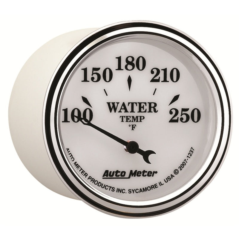 Autometer 2-1/16" Water Temperature, 100-250 °F, Air-Core, Old-Tyme White II 1237 User 5