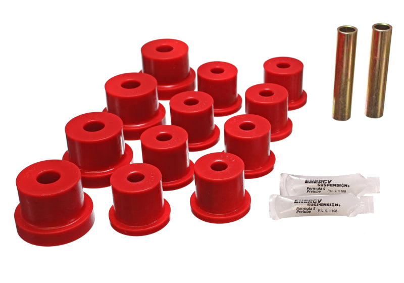 Energy Suspension Leaf Spring Bushing Set Red Chevrolet Nova Base 1962-1967 3.2122R Photo - Primary