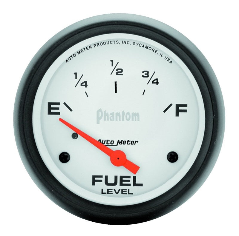 Autometer Gauge, Fuel Level, 2 5/8", 240E To 33F, Elec, Phantom 5816 Photo - Primary