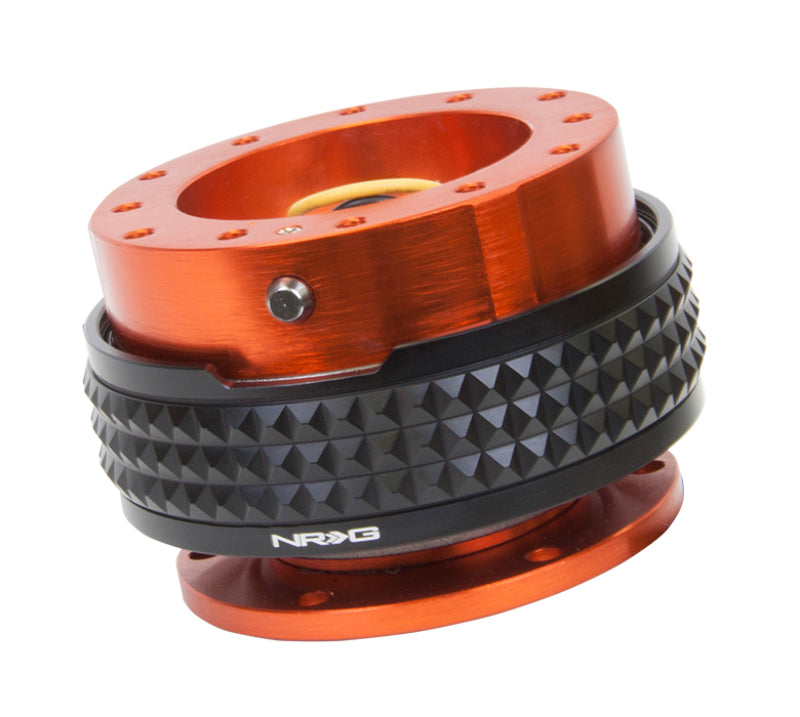 NRG Quick Release Kit - Pyramid Edition - Orange Body / Black Pyramid Ring SRK-210OR/BK SRK-210OR/BK Photo - Primary