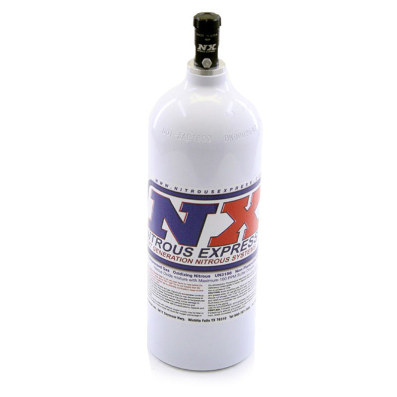 Nitrous Express 5lb Bottle w/Motorcycle Valve (5.25 Dia x 16.14 Tall) 11055 11055 Photo - Primary