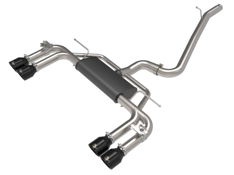 aFe MACHForce XP 3in-2.5in 304SS Exhaust Cat-Back 15-20 Audi S3 L4-2.0L (t) - Black Tips 49-36442-B 49-36442-B Photo - Primary