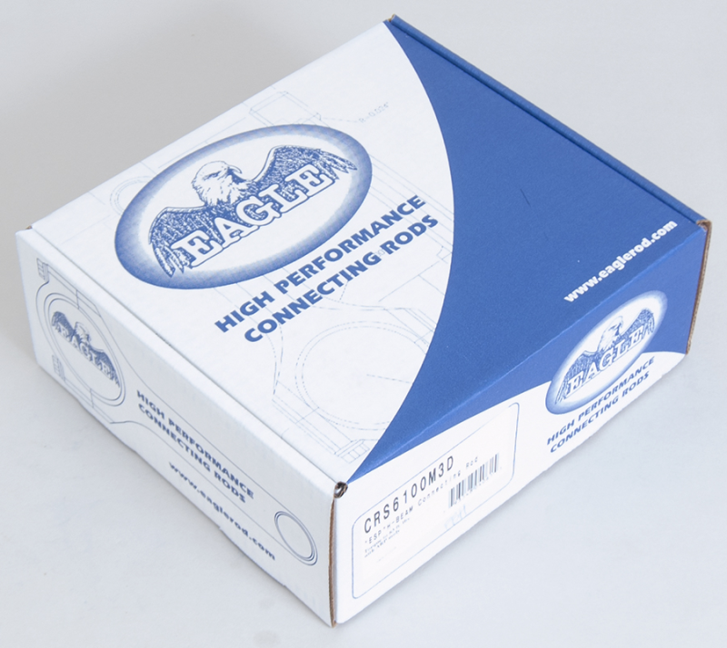 Eagle Chevrolet LS .945in Pin H-Beam Connecting Rods (Set of 8) CRS6100M3D CRS6100M3D Photo - in package